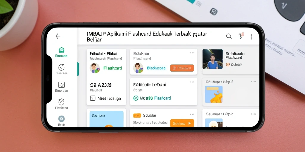 Antarmuka aplikasi IMBAJP yang menarik dan interaktif