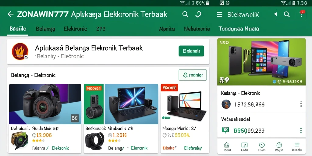 Tampilan antarmuka ZONAWIN777 yang ramah pengguna.