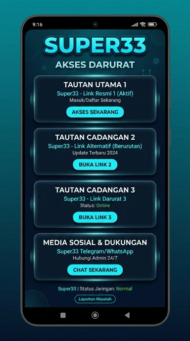 Link Alternatif Super33 untuk Pengguna Android Indonesia