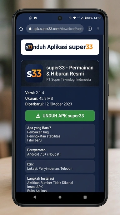 Panduan Lengkap Unduh APK super33 untuk Android